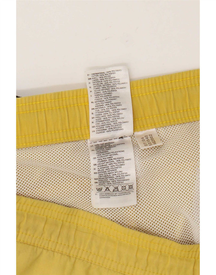 Adidas Mens Cargo Swimming Shorts Large Yellow Nylon