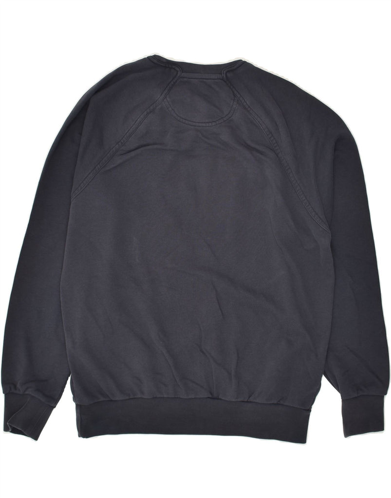 HENRI LLOYD Mens Indigo Graphic Sweatshirt Jumper XL Navy Blue Cotton | Vintage Henri Lloyd | Thrift | Second-Hand Henri Lloyd | Used Clothing | Messina Hembry 