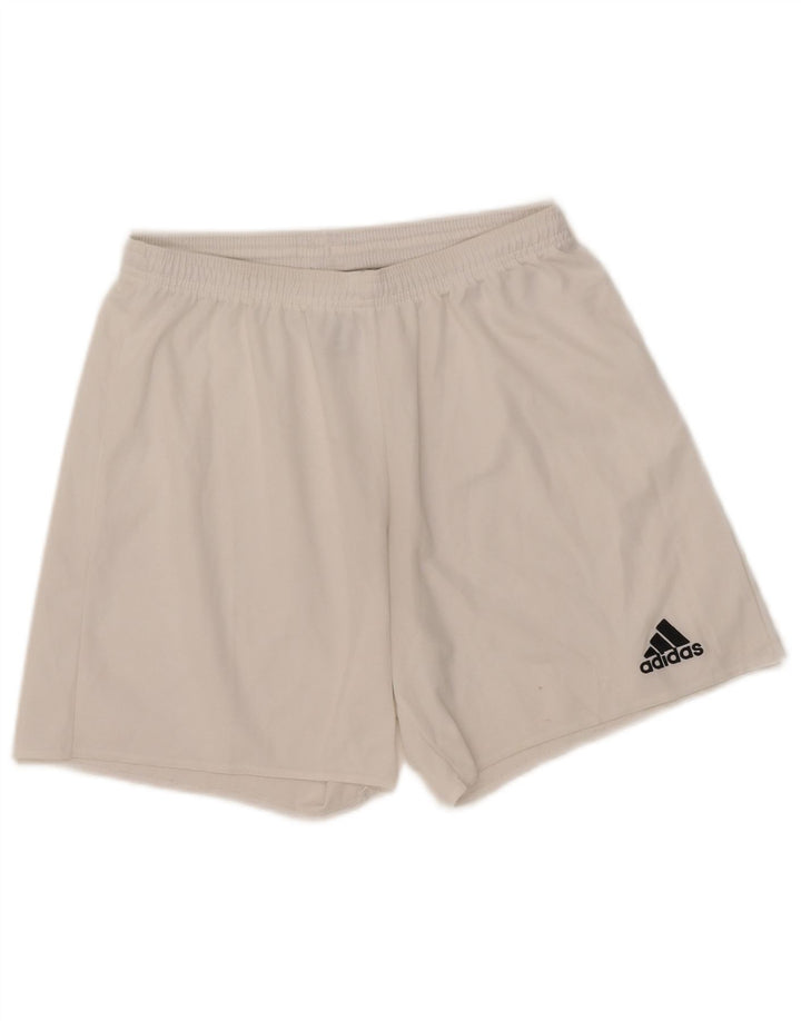 Adidas Mens Aeroready Sport Shorts Medium  White Polyester