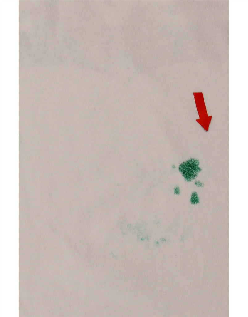 LEVI'S Womens Graphic T-Shirt Top UK 16 Large White Cotton Vintage Levi's and Second-Hand Levi's from Messina Hembry 