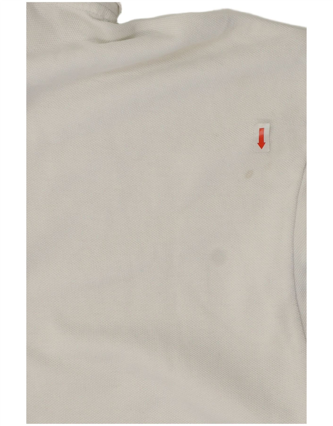 Nike Mens Polo Shirt Medium White Cotton