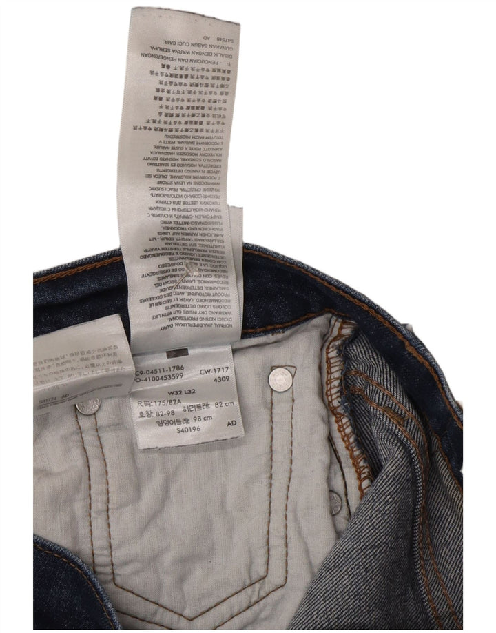 Levi's Mens 511 Tapered Slim Jeans W32 L32 Blue Cotton