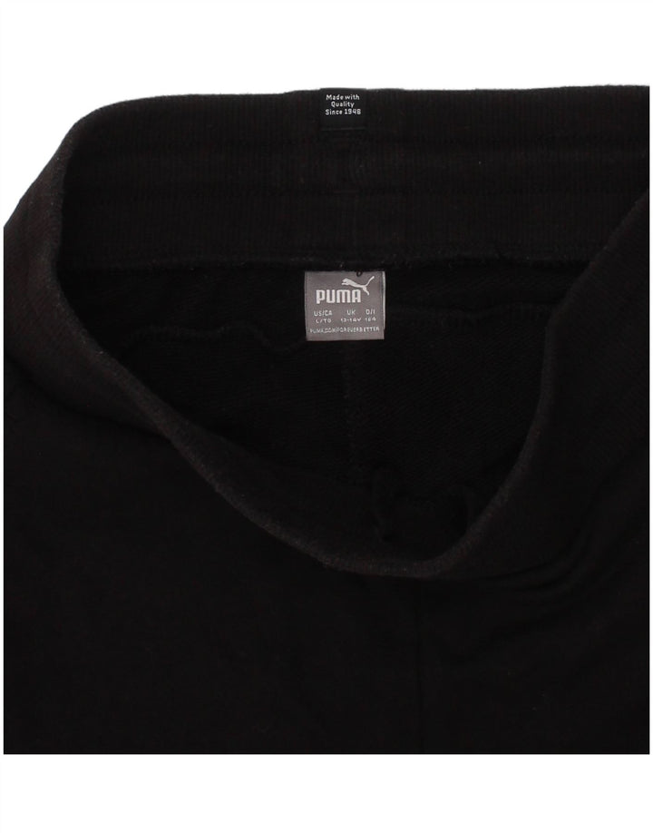 Puma Girls Sport Shorts 13-14 Years Black Cotton