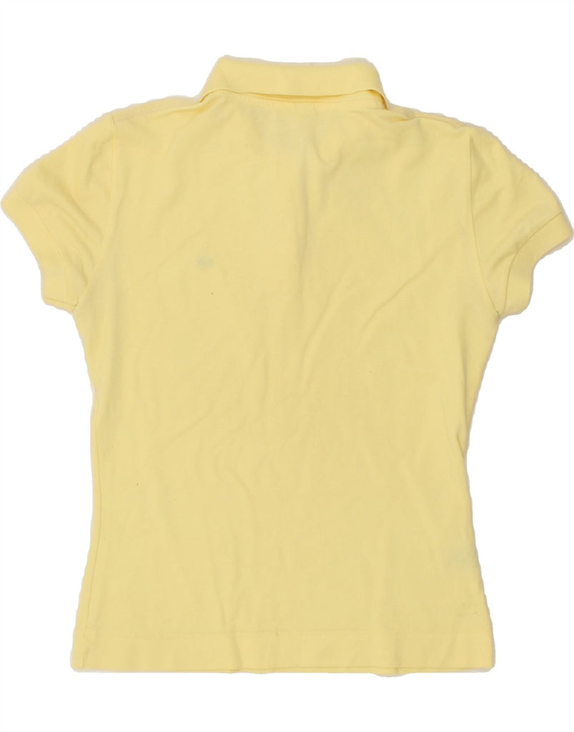 LACOSTE Womens Polo Shirt Size 40 Medium Yellow Cotton | Vintage Lacoste | Thrift | Second-Hand Lacoste | Used Clothing | Messina Hembry 