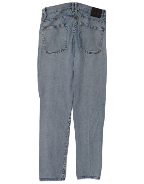 Zara Mens Slim Jeans EU 42 Large W32 L32 Blue Cotton