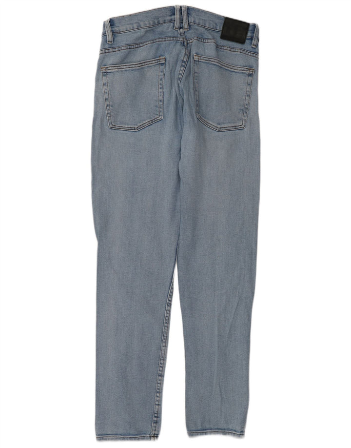 Zara Mens Slim Jeans EU 42 Large W32 L32 Blue Cotton