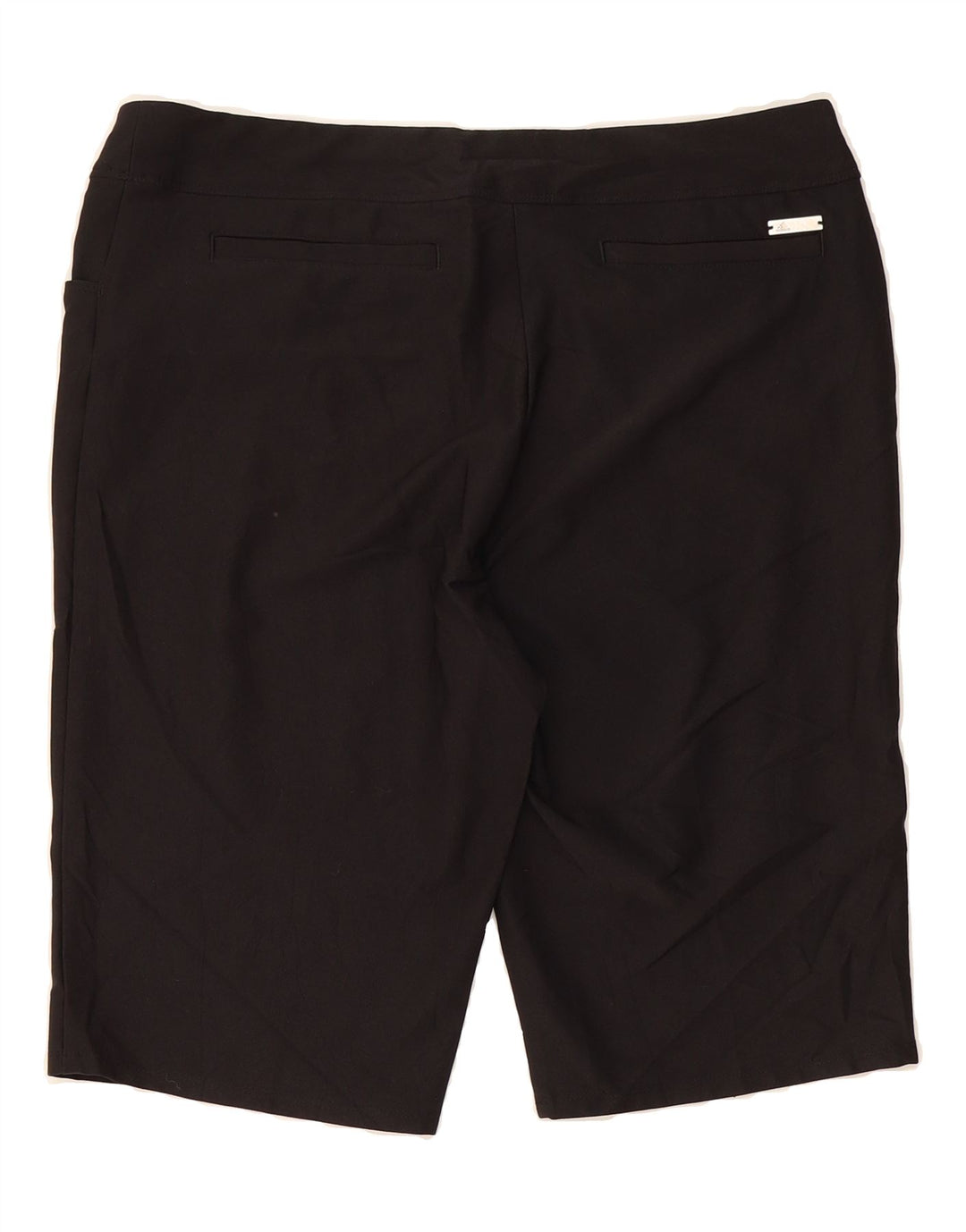 ADIDAS Womens Bermuda Shorts Medium W34  Black Polyester Vintage Adidas and Second-Hand Adidas from Messina Hembry 