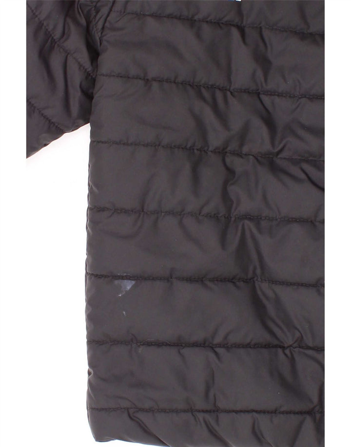 Puma Boys Hooded Padded Jacket 5-6 Years Black Polyester