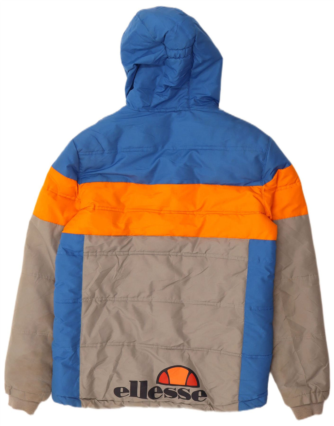 Ellesse Mens Graphic Padded Jacket UK 38 Medium Multicoloured Colourblock