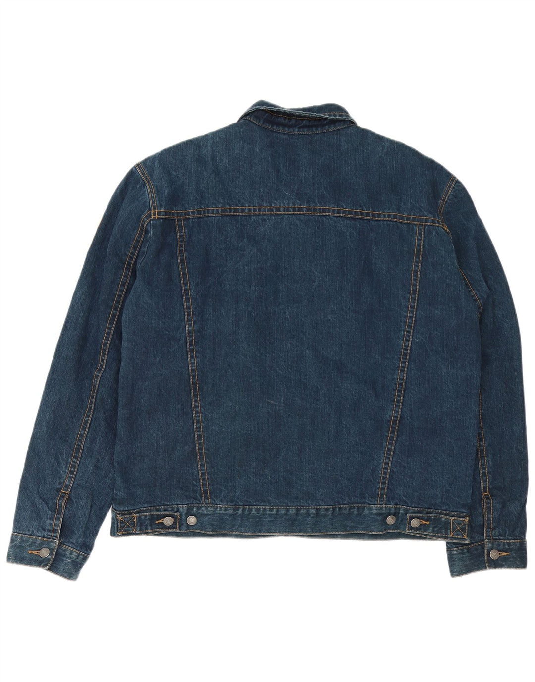 Tom Tailor Mens Denim Jacket UK 44 2XL Blue Cotton
