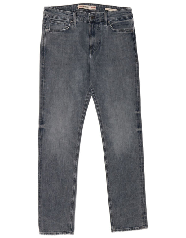Guess Mens Slim Tapered Jeans W34 L31 Blue