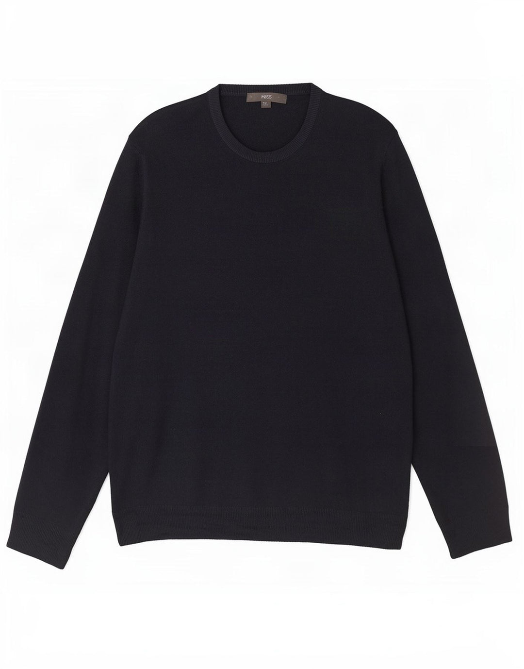 Marks & Spencer Mens Crew Neck Jumper Sweater 2XL Navy Blue Acrylic