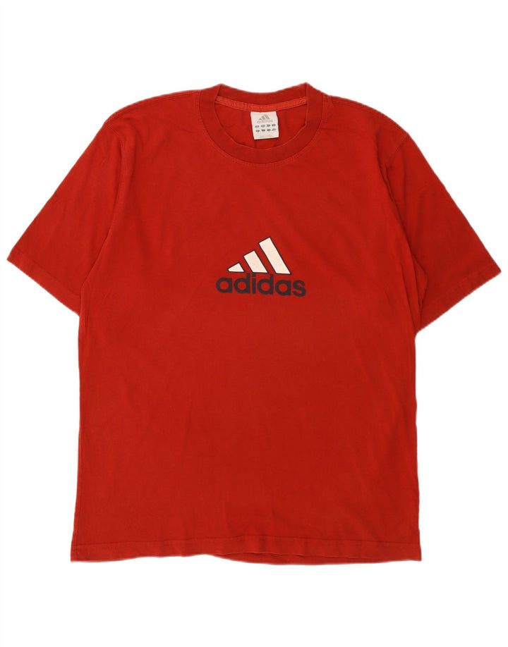 ADIDAS Mens Graphic T-Shirt Top UK 40/42 Medium Red