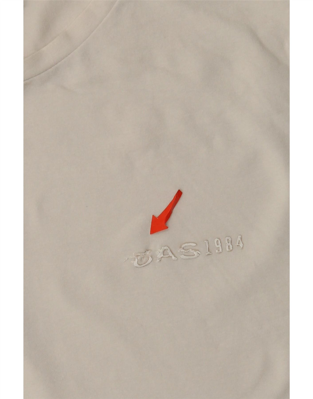 Gas Mens Slim Fit T-Shirt Top XL White