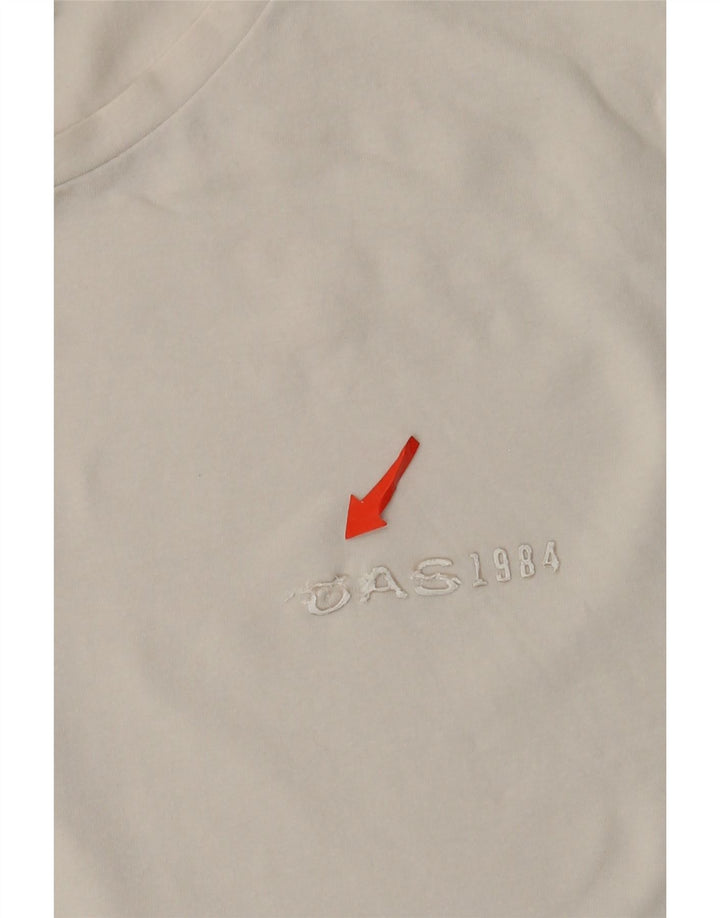 Gas Mens Slim Fit T-Shirt Top XL White