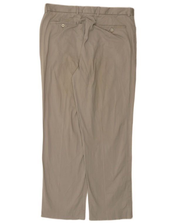 Versus By Gianni Versace Mens Straight Chino Trousers IT 52 XL W34 L30 Grey