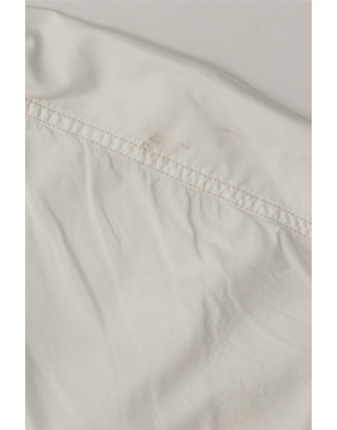 Benetton Womens Oversized Shirt UK 10 Small White Cotton