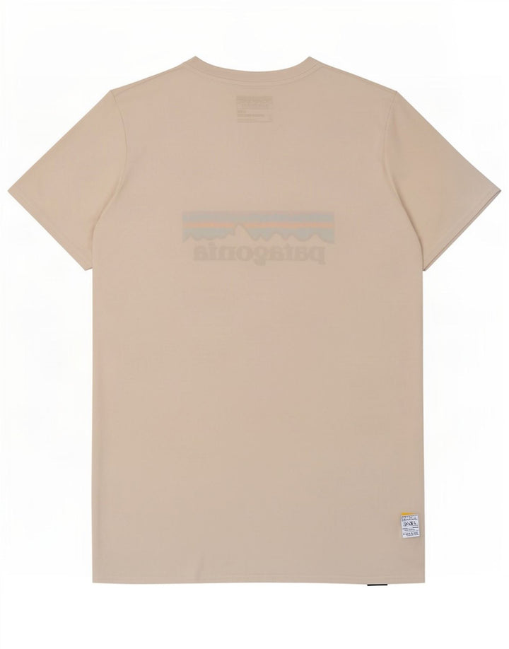 Patagonia Mens Graphic T-Shirt Top Medium White Polyester