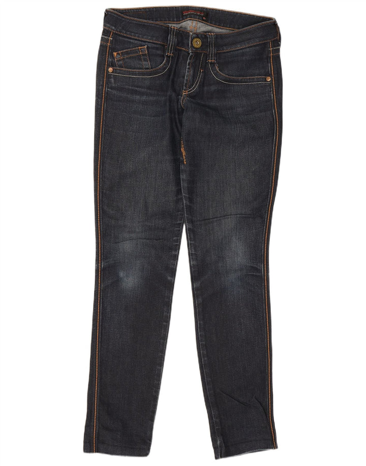 Guess Womens Slim Jeans W27 L29 Navy Blue Cotton