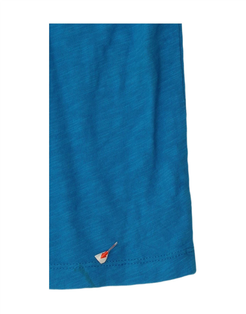 J. CREW Womens Top Long Sleeve UK 16 Large Blue Cotton Vintage J. Crew and Second-Hand J. Crew from Messina Hembry 