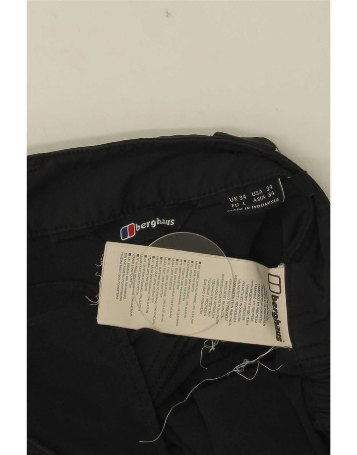 Berghaus Mens Straight Cargo Trousers W34 L30 Grey Polyamide