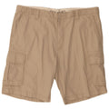 Dockers Mens Cargo Shorts W42 2XL Beige Cotton