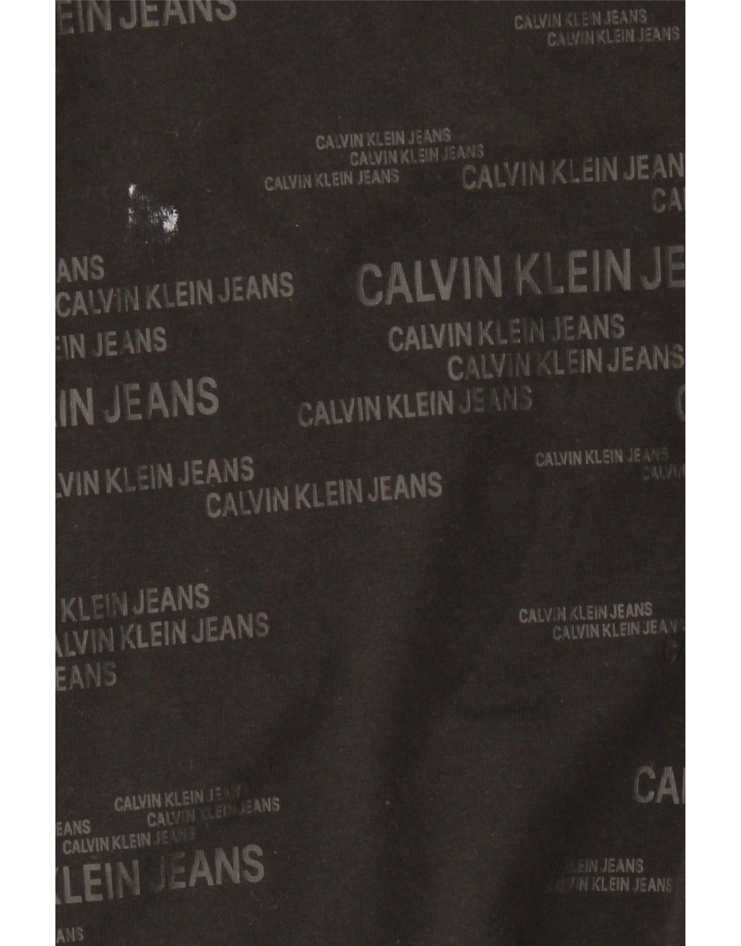 CALVIN KLEIN JEANS Mens Graphic T-Shirt Top Medium Black Cotton Vintage Calvin Klein Jeans and Second-Hand Calvin Klein Jeans from Messina Hembry 