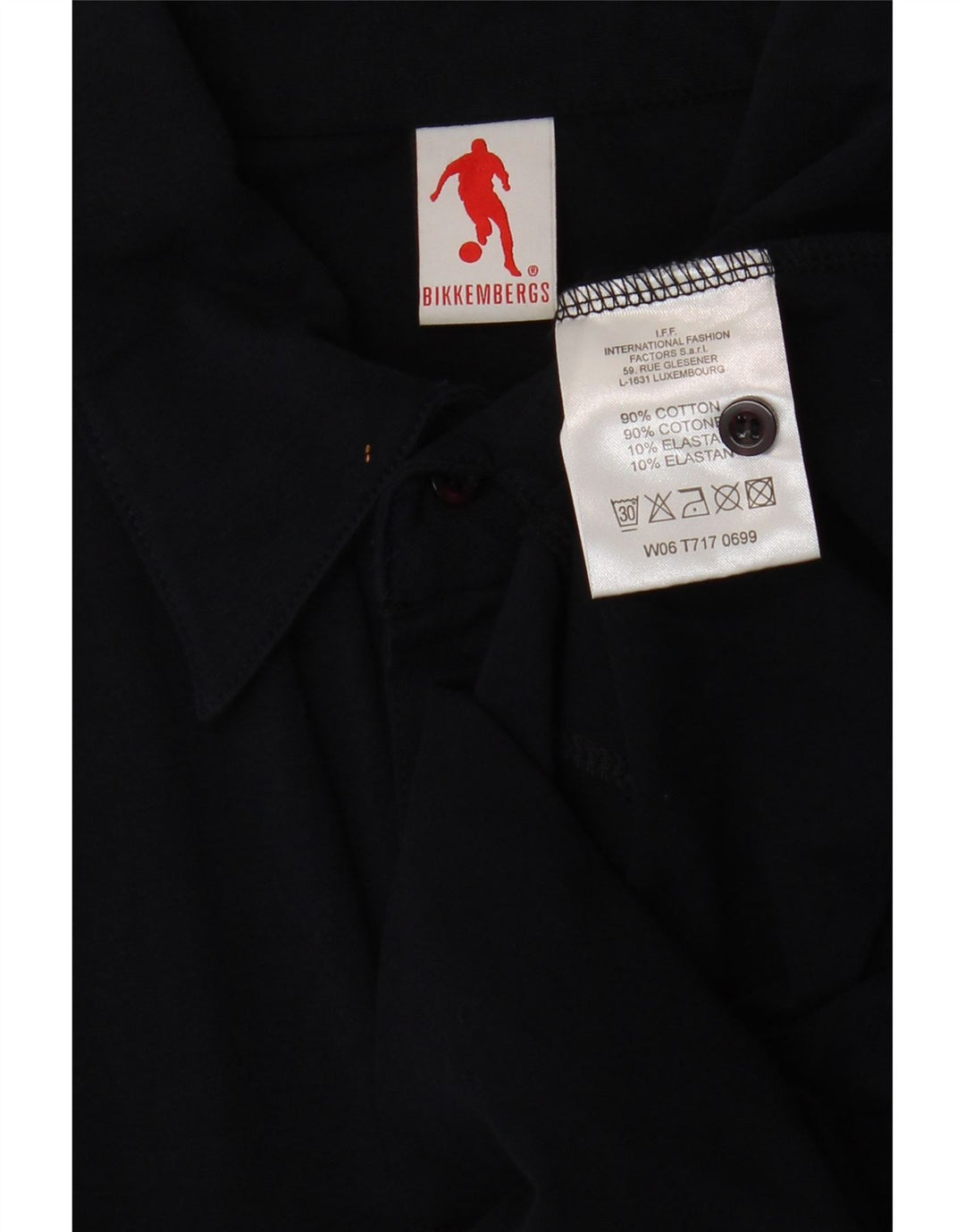 Bikkembergs Womens Pullover Shirt UK 12 Medium Navy Blue Cotton