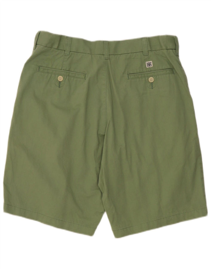 Marks & Spencer Womens Chino Shorts W34 Large Green Cotton