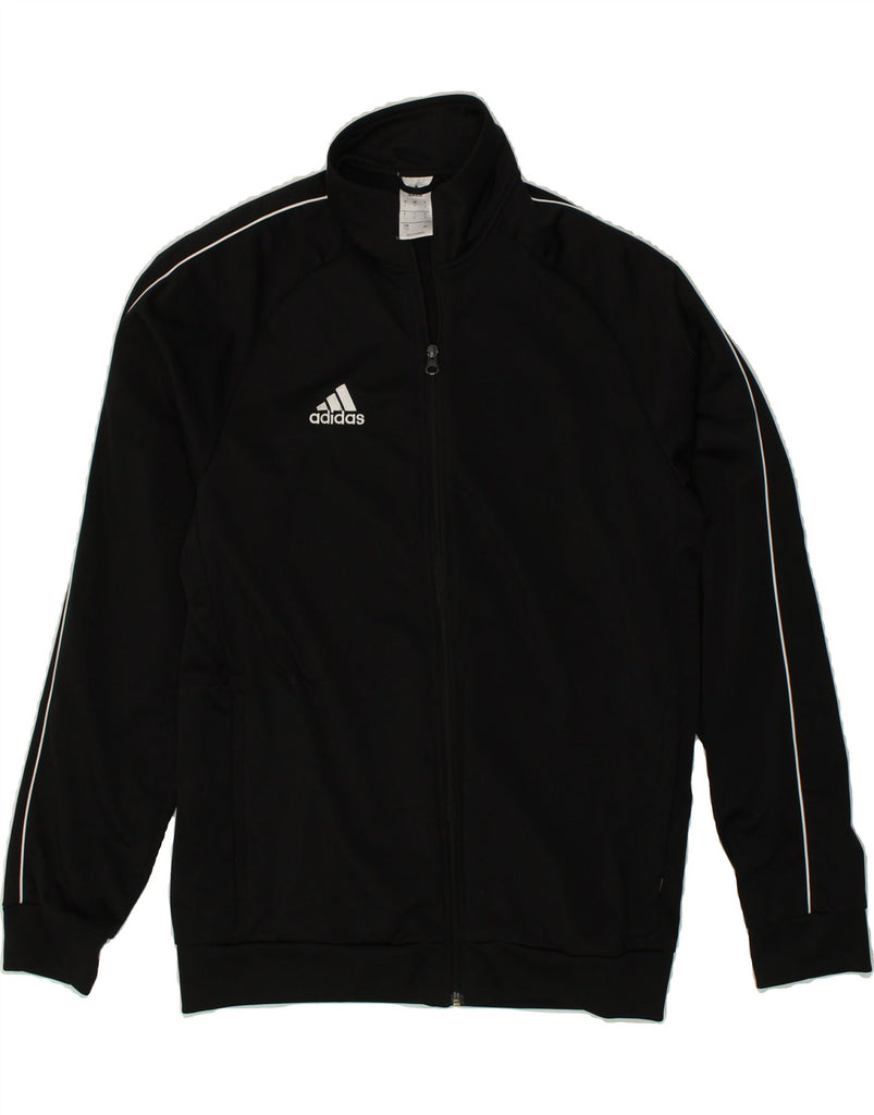 ADIDAS Mens Tracksuit Top Jacket Large Black Polyester | Vintage Adidas | Thrift | Second-Hand Adidas | Used Clothing | Messina Hembry 