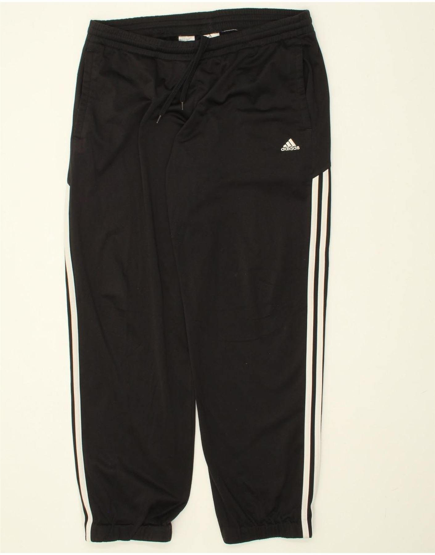 Pantaloni da tuta da uomo ADIDAS Climalite Joggers medio poliestere nero