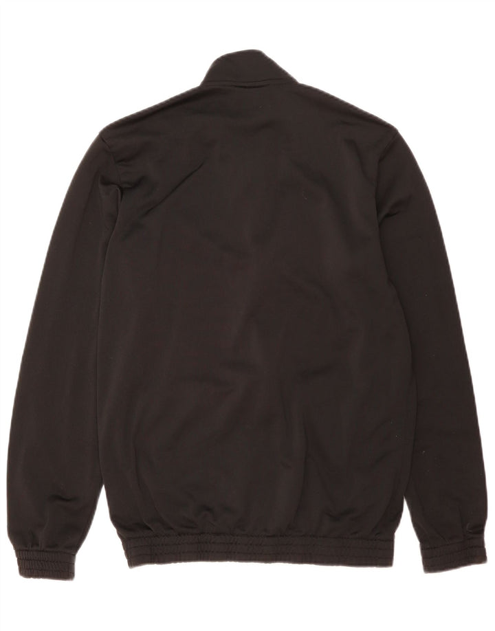 Adidas Mens Tracksuit Top Jacket UK 38/40 Medium Black Polyester