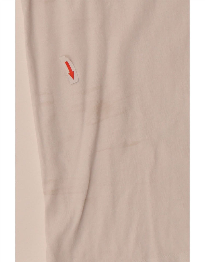 Calvin Klein Mens Graphic T-Shirt Top Medium White Cotton