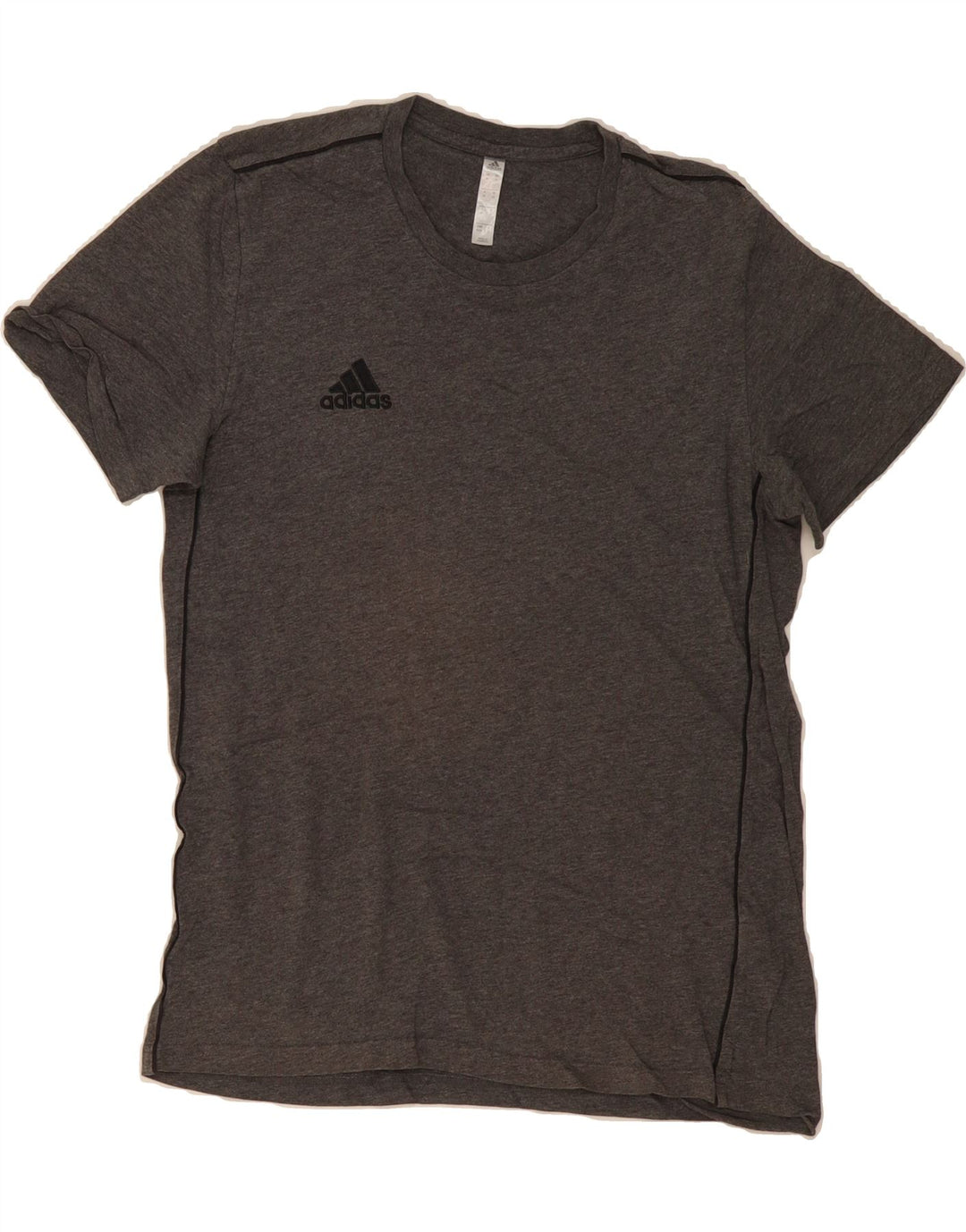 ADIDAS Mens T-Shirt Top Medium Grey Cotton Vintage Adidas and Second-Hand Adidas from Messina Hembry 