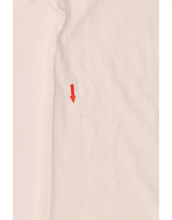 Levi's Womens Graphic T-Shirt Top UK 2 2XS White