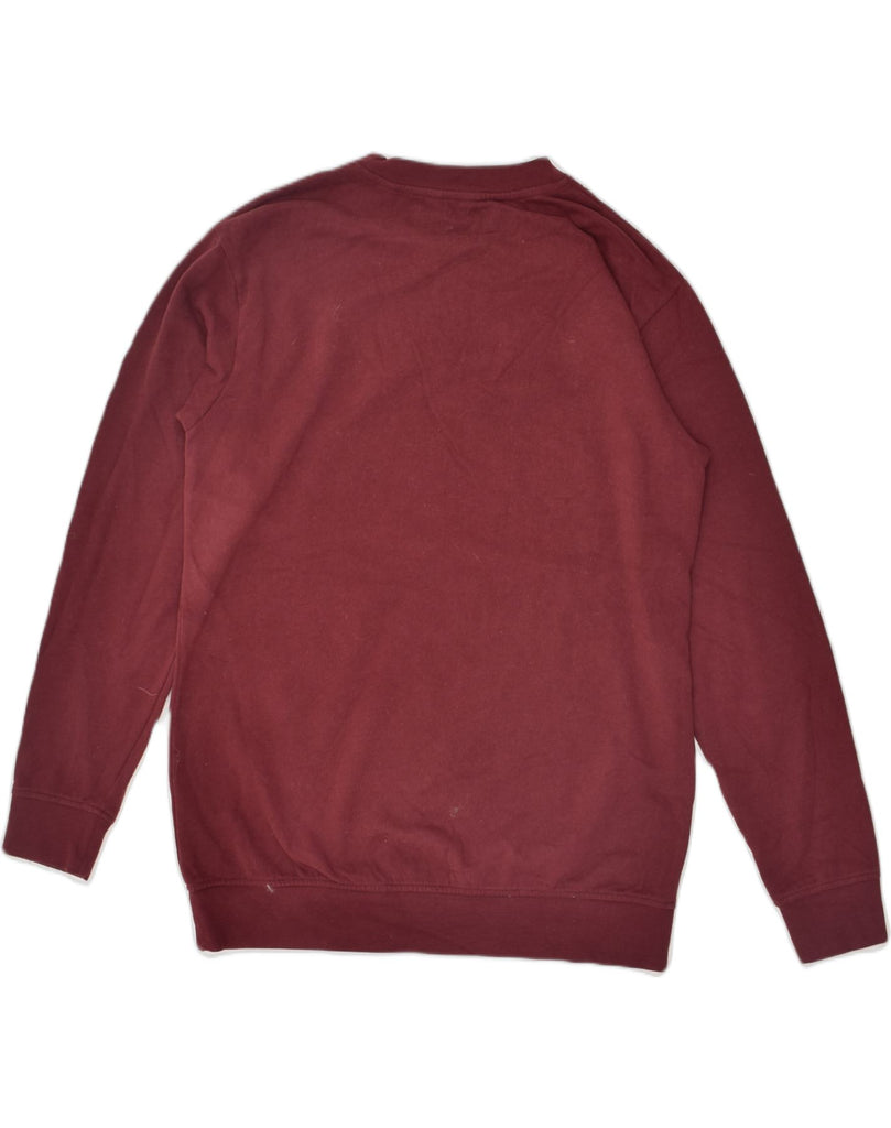 JACK WILLS Womens Sweatshirt Jumper UK 10 Small  Maroon Cotton | Vintage Jack Wills | Thrift | Second-Hand Jack Wills | Used Clothing | Messina Hembry 