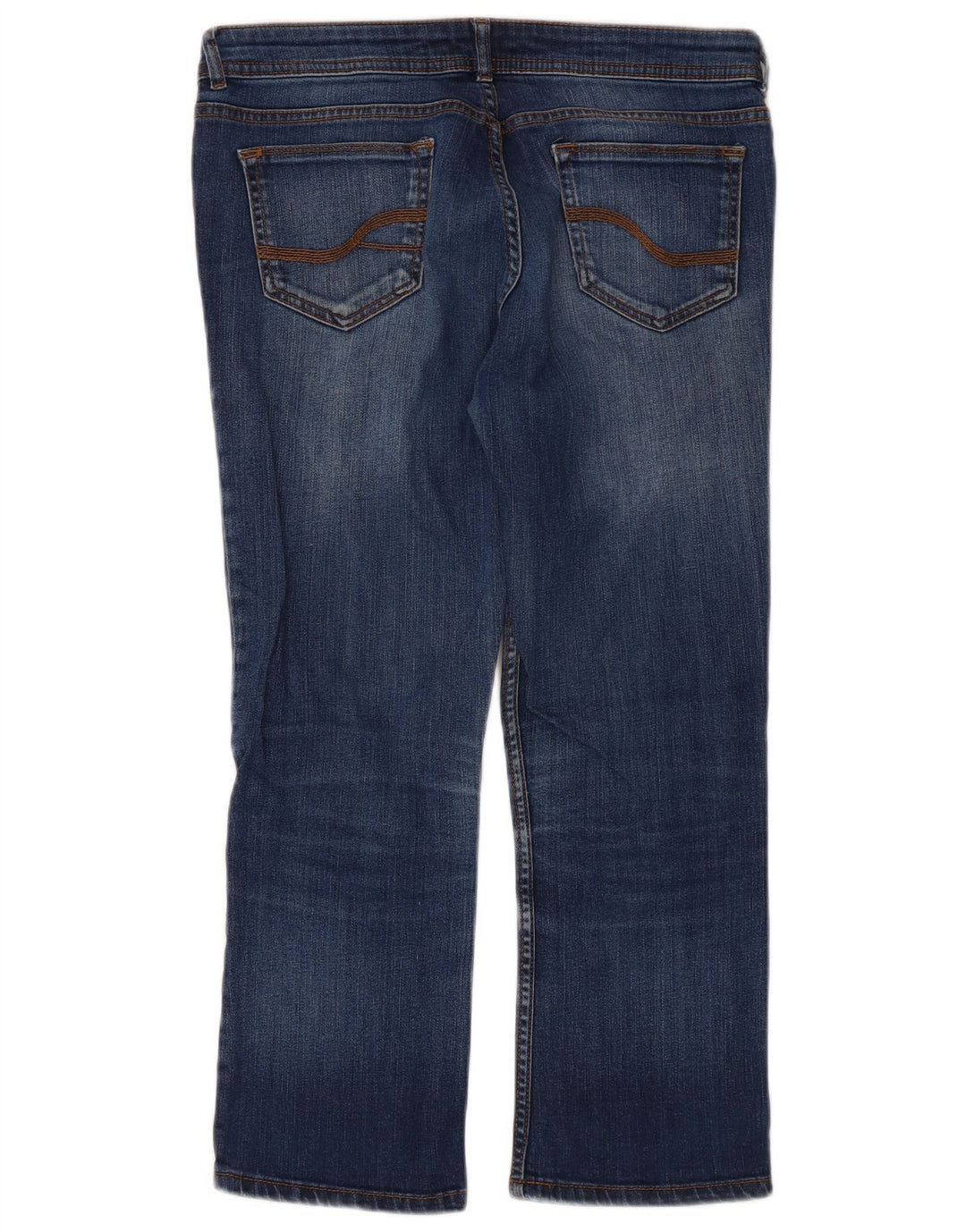 Fat Face Womens Cropped Jeans UK 12 Medium W32 L23 Blue