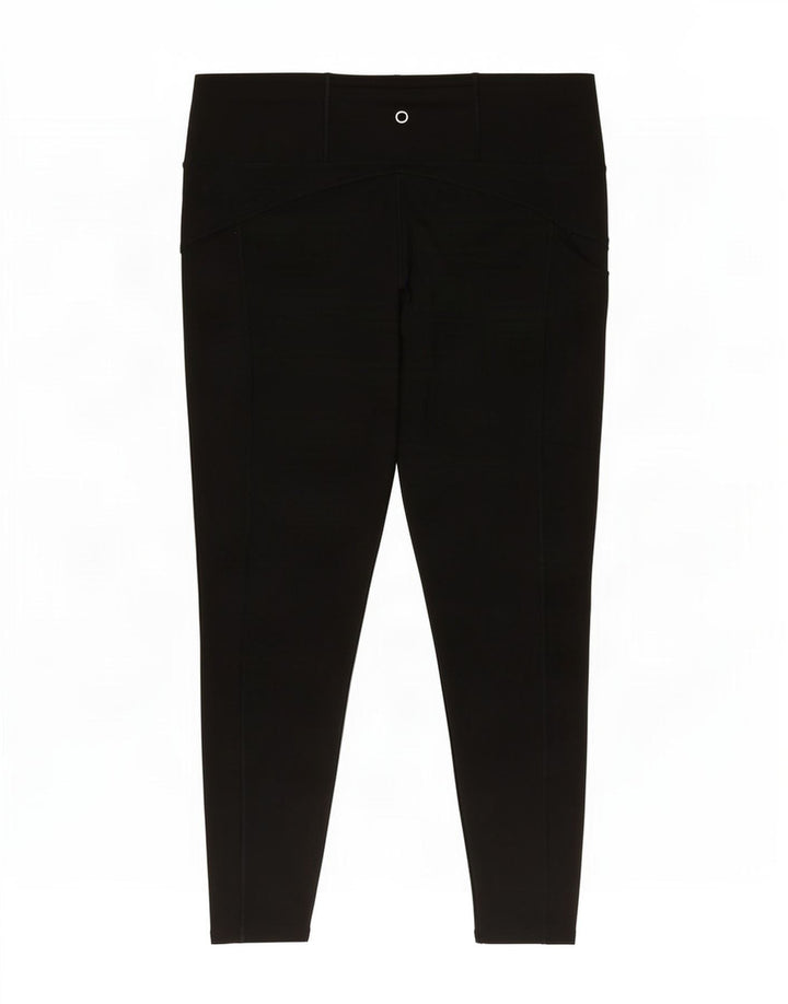 Marks & Spencer Womens Crop Leggings UK 22 3XL Black Polyester