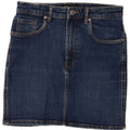 Zara Womens Mini Denim Skirt Medium W28 Blue