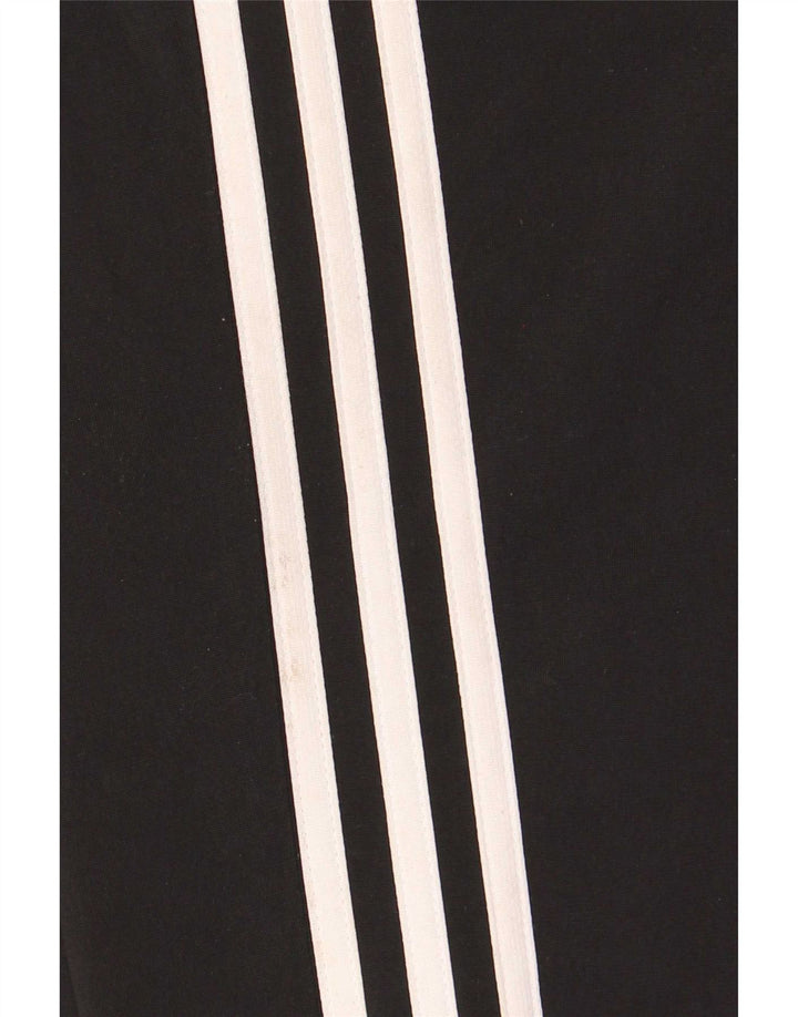 Adidas Boys Tracksuit Trousers Joggers 9-10 Years Black Polyester