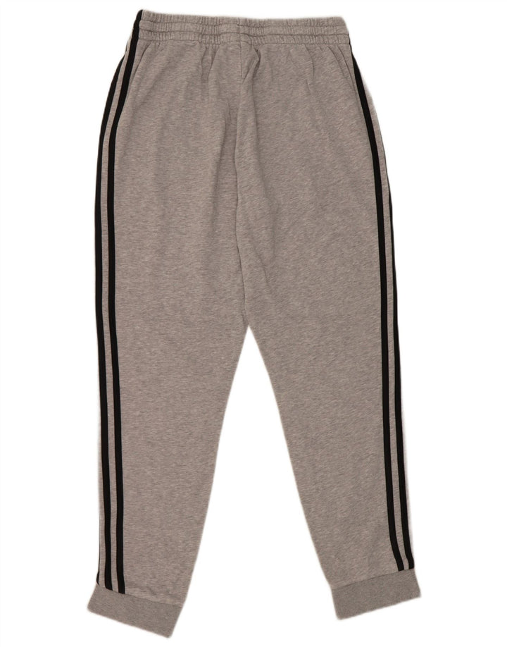 Adidas Mens Tracksuit Trousers Joggers Medium  Grey Flecked Cotton