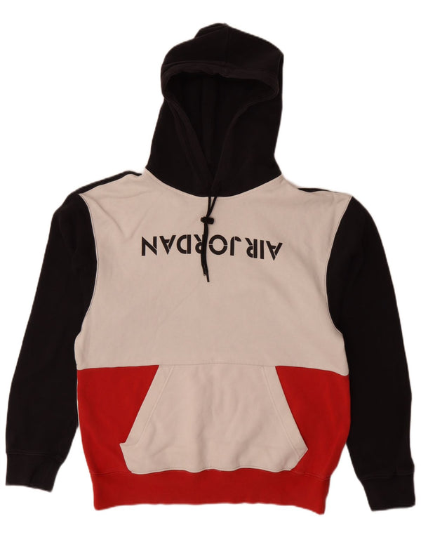 Jordan Mens Graphic Hoodie Jumper Medium Multicoloured Colourblock