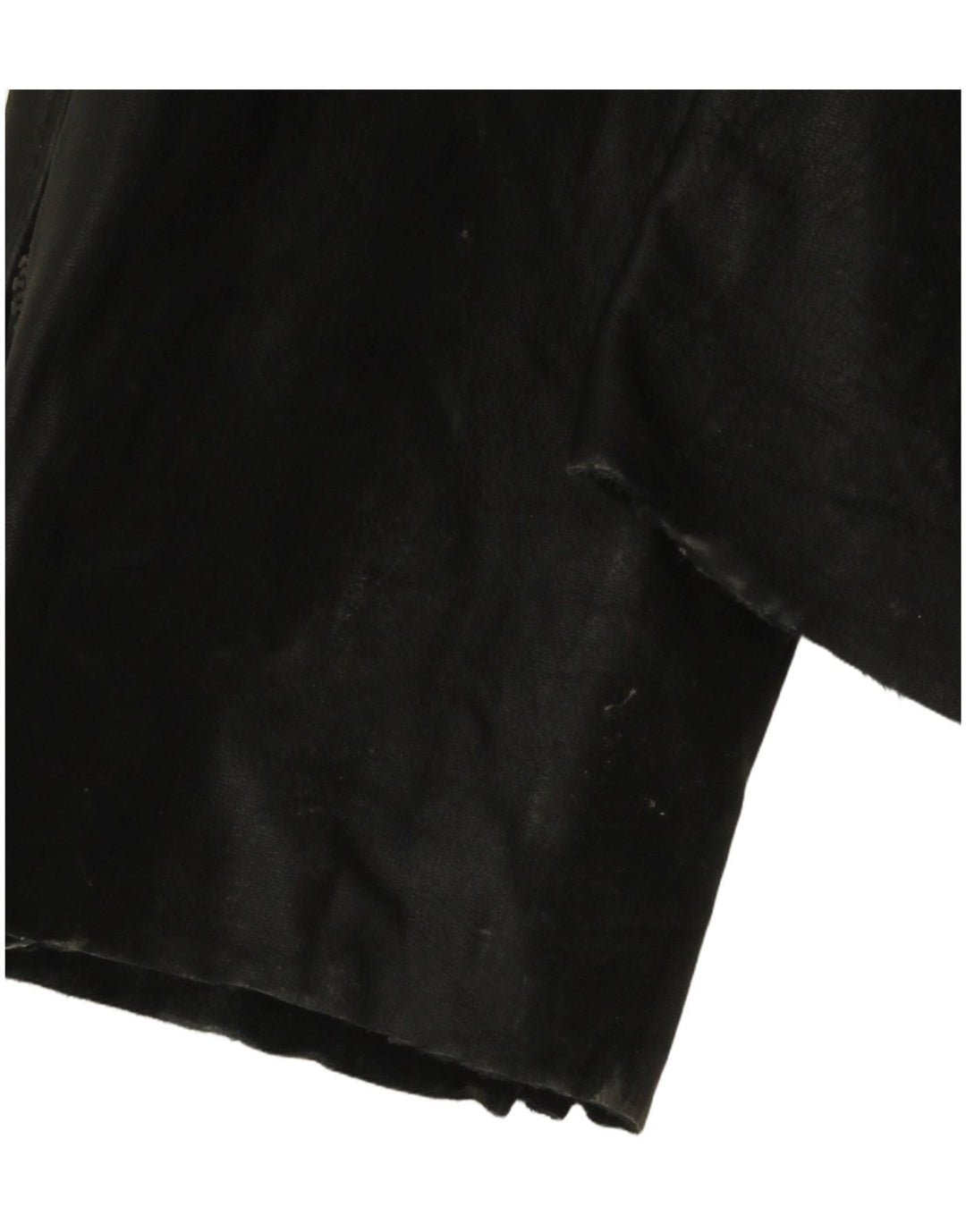 VINTAGE Womens Sleeveless Leather Jumpsuit UK 12 Medium  Black Leather