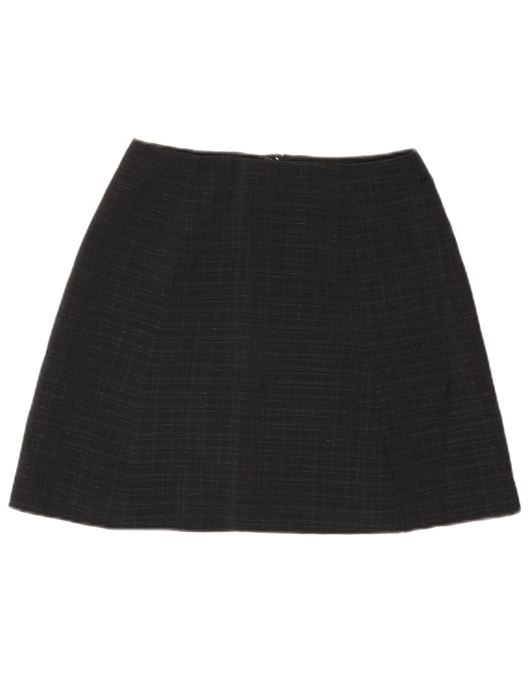 Emporio Armani Womens Mini Skirt W26 Small Black Check Classic