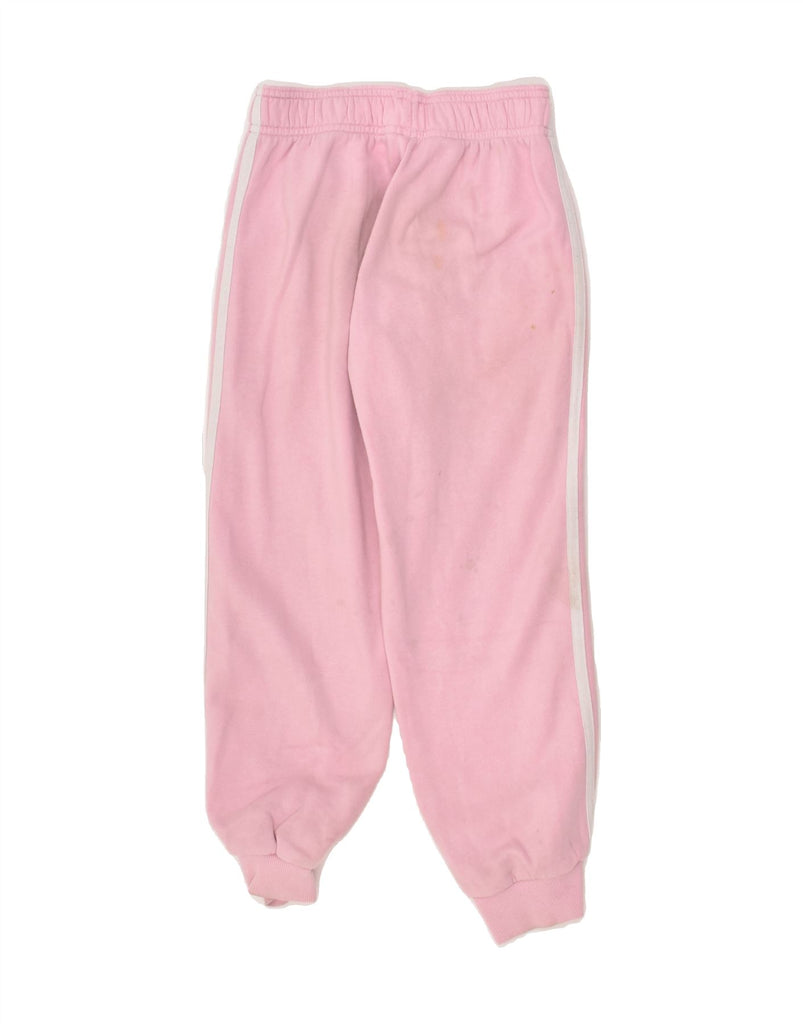 ADIDAS Girls Tracksuit Trousers Joggers 7-8 Years Pink Cotton | Vintage Adidas | Thrift | Second-Hand Adidas | Used Clothing | Messina Hembry 