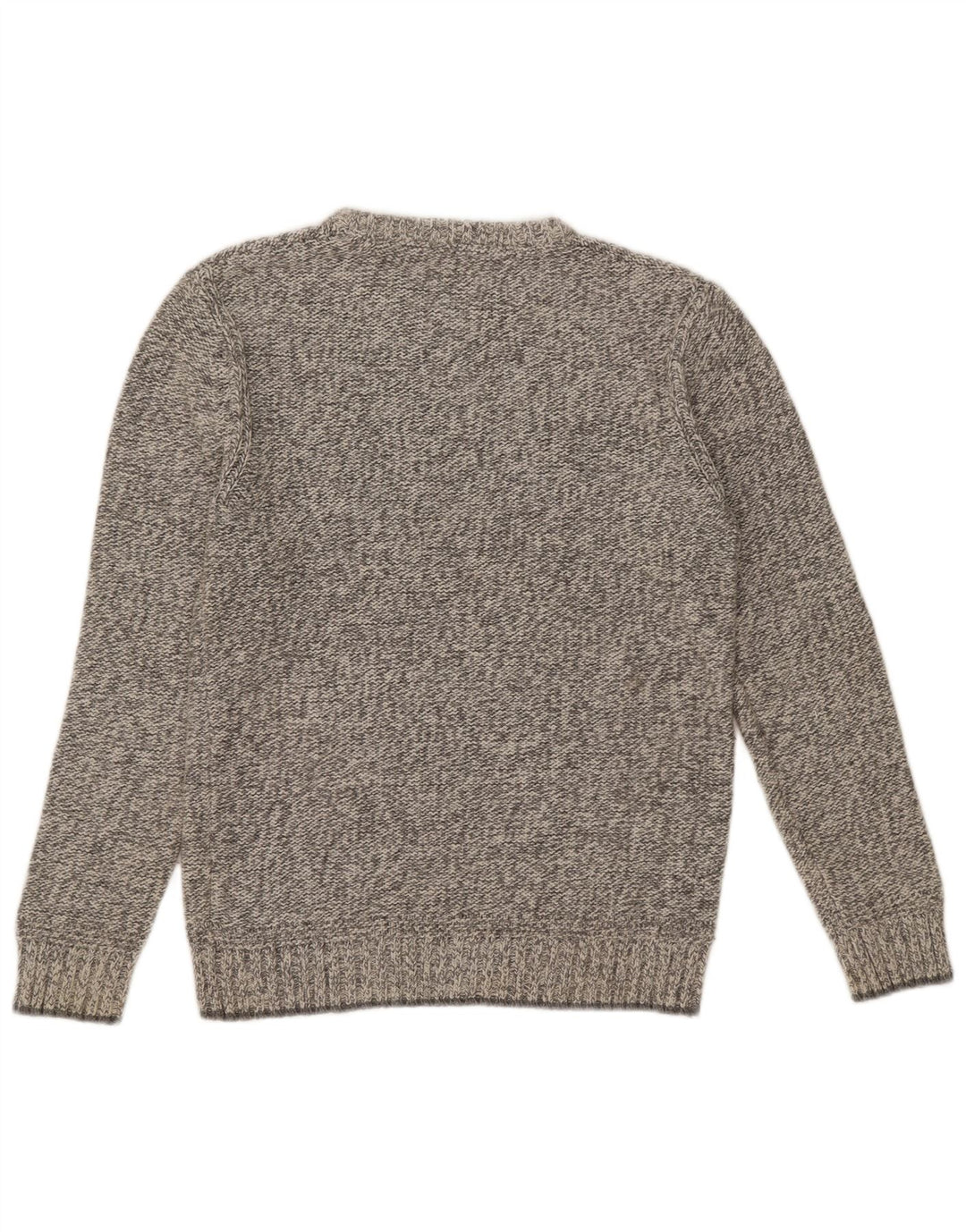Fat Face Mens Crew Neck Jumper Sweater Medium Grey Flecked Cotton