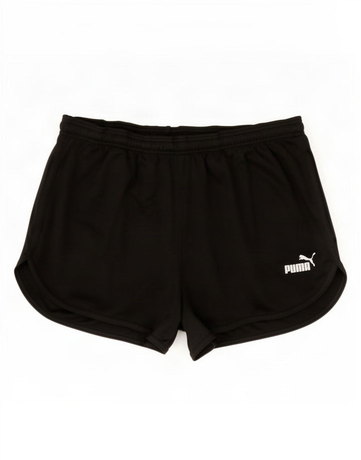 Puma Womens Sport Shorts UK 18 XL Black Polyester