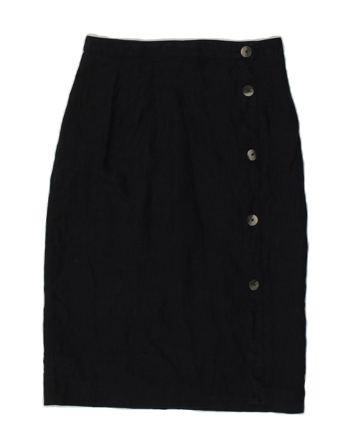 JAEGER Womens Pencil Skirt UK 10 Small W27 Navy Blue