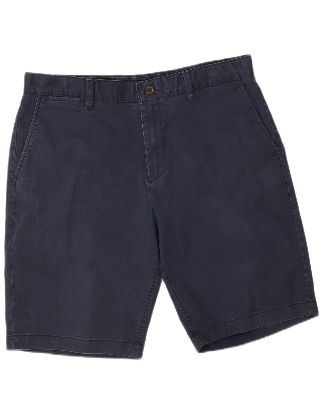 John Lewis Mens Regular Chino Shorts W36 Large Navy Blue Cotton