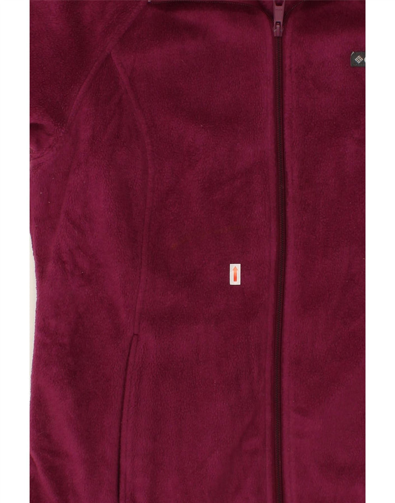 COLUMBIA Womens Fleece Jacket UK 16 Large Purple Polyester Vintage Columbia and Second-Hand Columbia from Messina Hembry 
